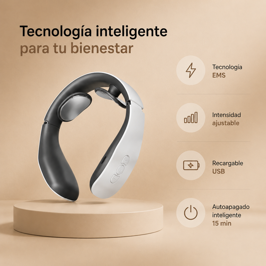 Cerviora™ | Masajeador Cervical Inteligente EMS